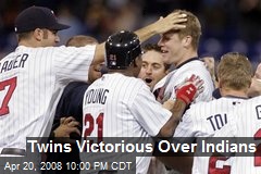 Twins Victorious Over Indians