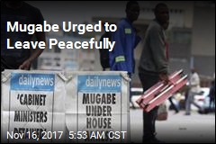 Mugabe Urged to Leave Peacefully