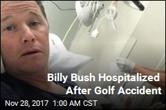 Billy Bush Hit in Head by Golf Ball