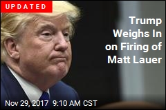 Trump Weighs In on Firing of Matt Lauer