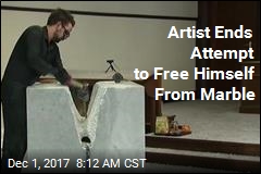 Artist Freed After 19 Days Chained to Marble Block