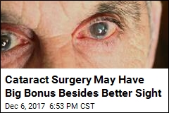 Cataract Surgery May Have Big Bonus Besides Better Sight