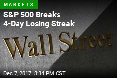S&amp;P 500 Breaks 4-Day Losing Streak