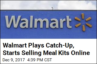 Walmart Plays Catch-Up, Starts Selling Meal Kits Online