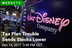 Tax Plan Trouble Sends Stocks Lower