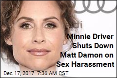 Minnie Driver Shuts Down Matt Damon on Sex Harassment