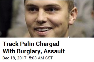 Track Palin Charged With Burglary, Assault