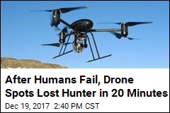 After Humans Fail, Drone Spots Lost Hiker in 20 Minutes
