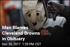 Man Blames Cleveland Browns in Obituary