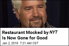 Say Goodbye to Guy: NYC Restaurant Shuttered