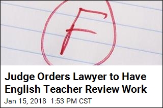 Judge Orders Lawyer to Have English Teacher Review Work