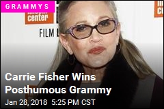Carrie Fisher Wins Posthumous Grammy