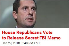 House Panel Votes to Release Controversial FBI Memo