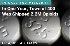 In One Year, Town of 400 Was Shipped 2.2M Opioids