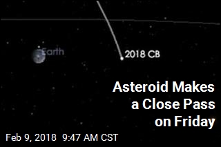 3rd Asteroid This Week Zips Close on Friday