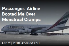 Passenger: Airline Booted Me Over Menstrual Cramps