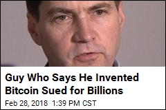 He Claims He Invented Bitcoin. Suit Claims He Also Stole It