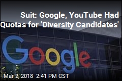 Suit: Google, YouTube Worked Against Hiring White, Asian Men
