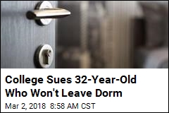 College Sues 32-Year-Old Who Won&#39;t Leave Dorm