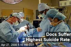 Docs Suffer Highest Suicide Rate