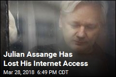 Julian Assange Has Lost His Internet Access