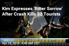 Kim Expresses &#39;Bitter Sorrow&#39; After Crash Kills 32 Tourists