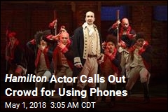 Hamilton Actor Calls Out Crowd for Using Phones