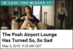 The Airport Lounge Has Turned (Gasp!) Pedestrian
