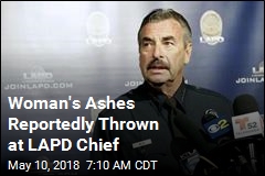 Woman&#39;s Ashes Reportedly Thrown at LAPD Chief