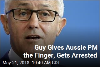 Aussie Fined $190 After Giving PM the Finger in a Pub