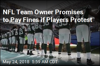 Jets Owner: I&#39;ll Pay the Fines If Players Protest