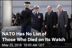Memorial Recalls the Dead, but NATO Has No List of Names