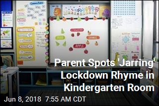 Kindergarten&#39;s Rhyming Lockdown Poster Shocks