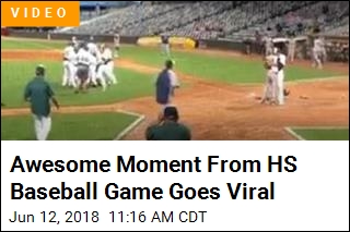 Awesome Moment From HS Baseball Game Goes Viral