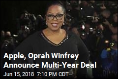 Apple, Oprah Winfrey Announce Multi-Year Deal