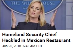 Angry Protesters Interrupt DHS Chief&#39;s Mexican Meal