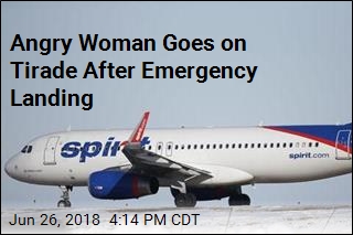 Angry Woman Goes on Tirade After Emergency Landing