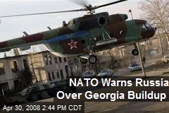 NATO Warns Russia Over Georgia Buildup