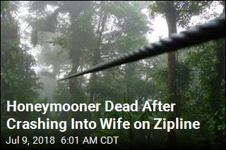 Honeymooner Dead After Crashing Into Wife on Zipline