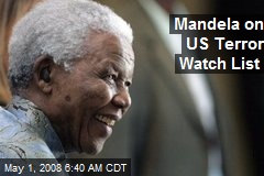 Mandela on US Terror Watch List