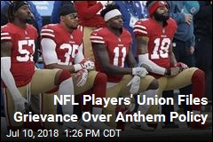NFL Players&#39; Union Files Grievance Over Anthem Policy