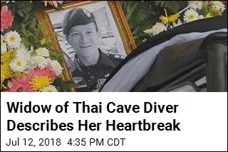 Widow of Thai Cave Rescue Diver Mourns Him Online