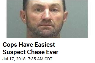 Cops Have Easiest Suspect Chase Ever