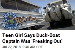 Duck-Boat Survivor: &#39;The Captain Was Freaking Out&#39;