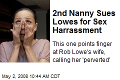 2nd Nanny Sues Lowes for Sex Harrassment
