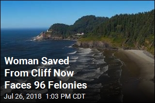 Last Summer: Rescued From a Cliff. This Summer: 96 Felony Charges