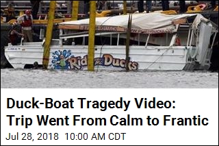 Feds Review On-Board Video of Duck Boat Tragedy