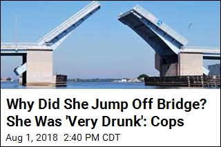 &#39;Very Drunk&#39; Woman Arrested After Jumping Off Bridge: Cops