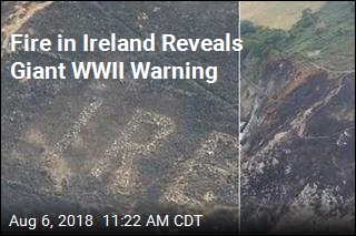 After Wildfire in Ireland, a Big Sign From WWII
