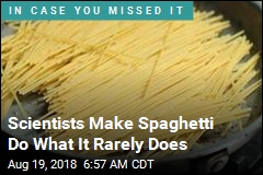 Scientists Make Spaghetti Do What It Rarely Does